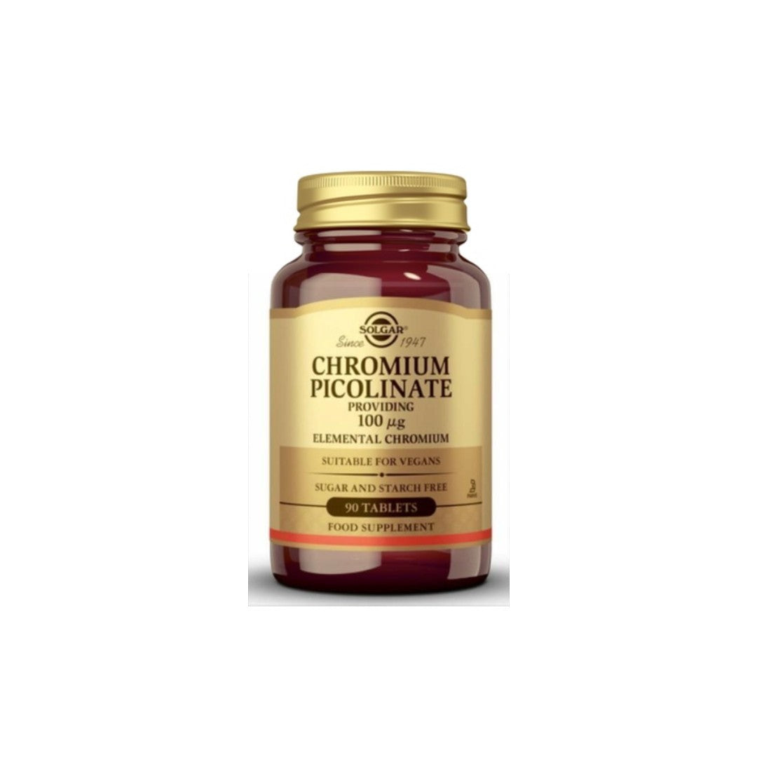 Chrompicolinat 100 mcg 90 Tabletten Solgar